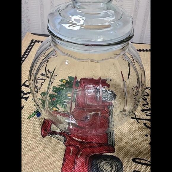 clear glass pumpkin jar - Picture 5 of 9